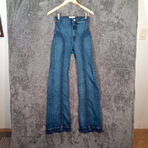 Revice Rollergirl Flare High Rise Retro Inspired 70s Style Cotton Womens 2